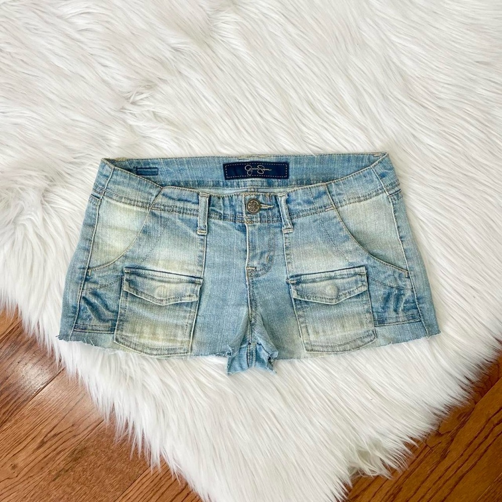 Vintage 2000s micro jean shorts 🩵by Jessica Simpson